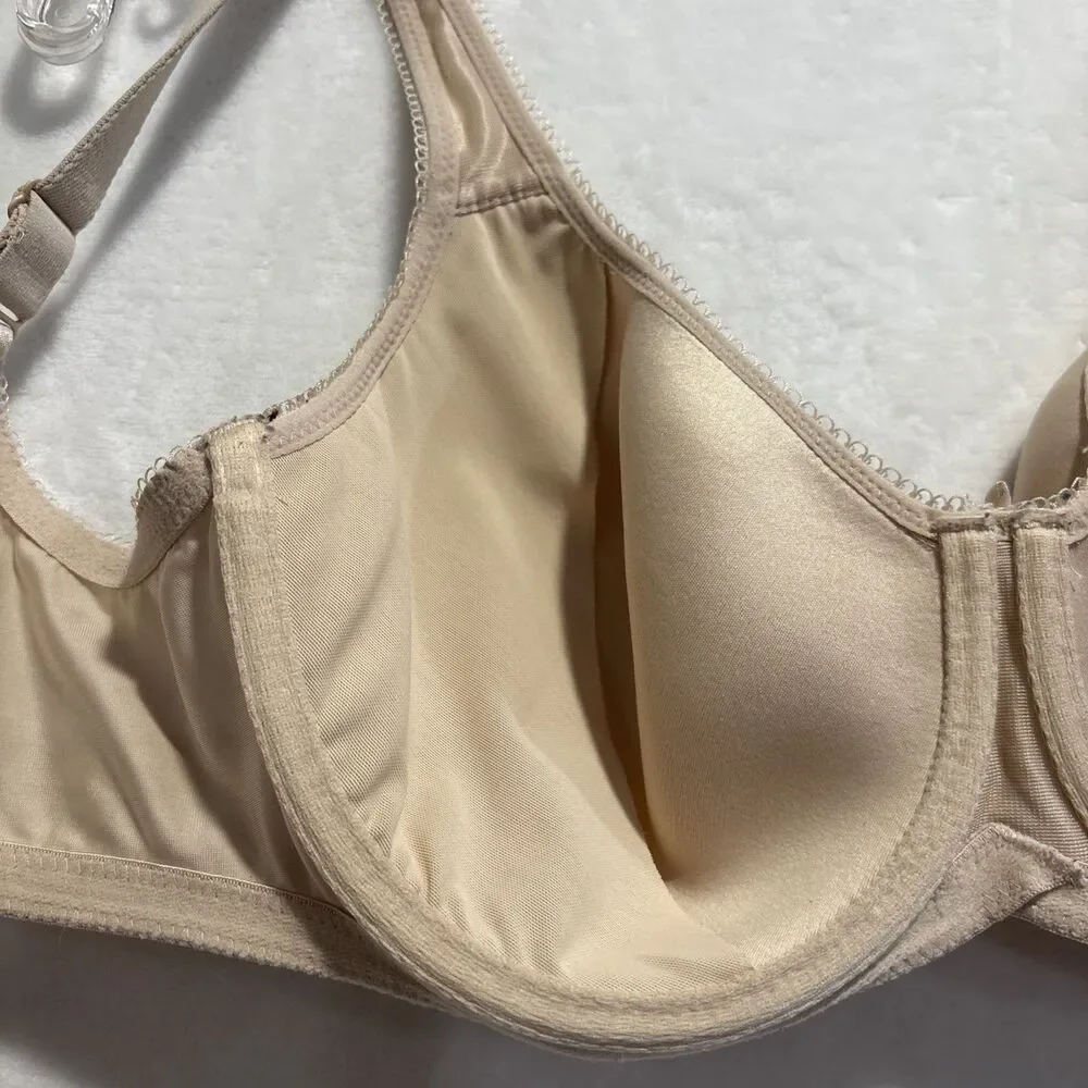 Wacoal Basic Beauty Spacer Underwire T-Shirt Bra 32DDD Nude Full Coverage 853192